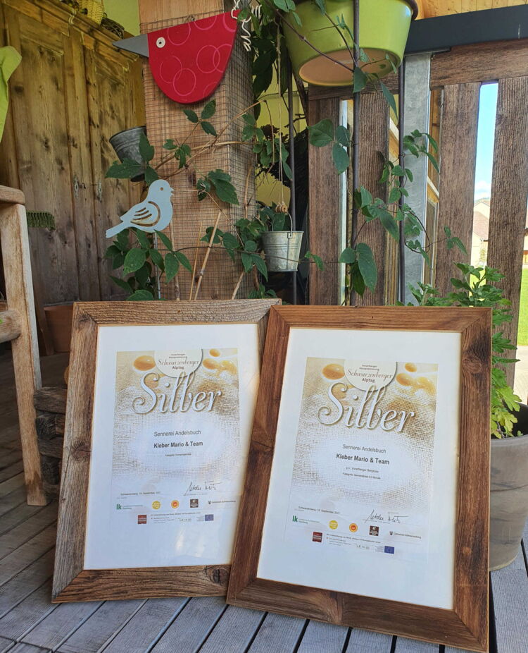 2 Medaillen bei Vorarlberger Käseprämierung 2021