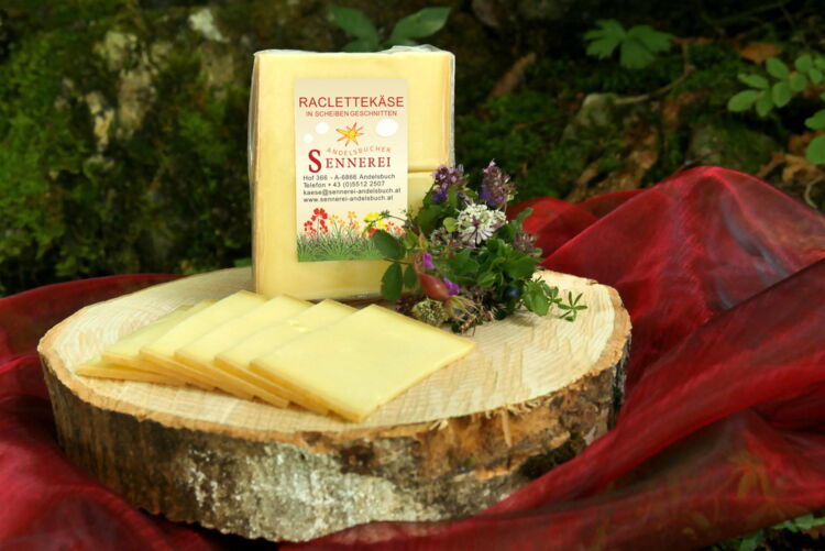Raclettekäse in Scheiben