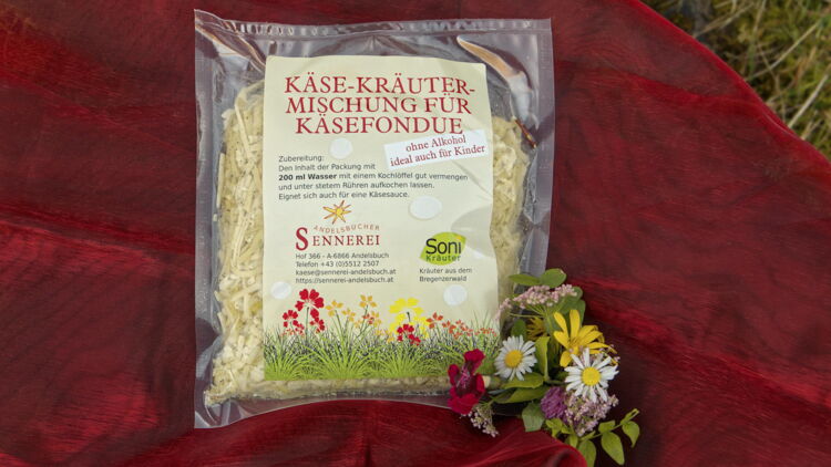 Käse-Kräuter-Mischung für Käsefondue