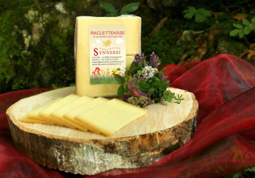 Raclettekäse in Scheiben